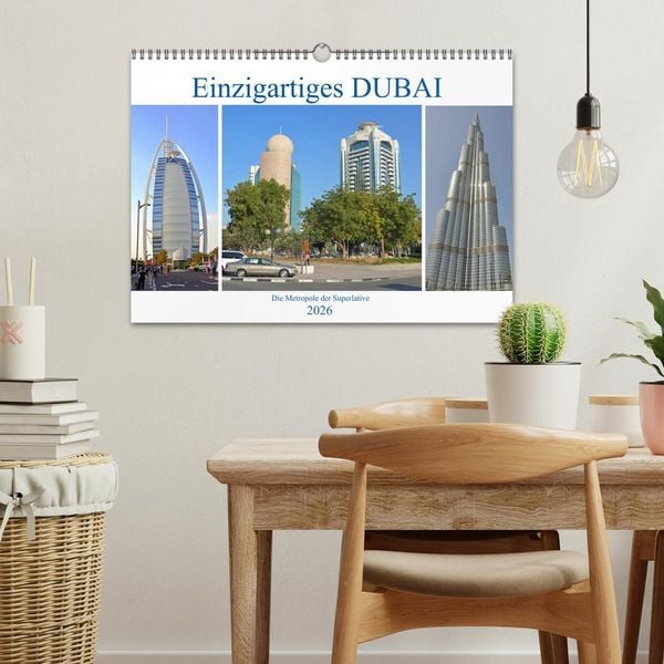 Produktbild: Einzigartiges DUBAI, die Metropole der Superlative (Wandkalender 2026 DIN A3 quer), CALVENDO Monatskalender