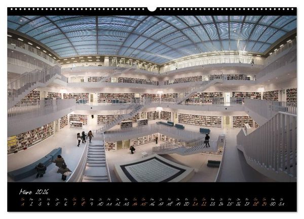 Produktbild: STUTTGART 2026 auf den zweiten Blick (hochwertiger Premium Wandkalender 2026 DIN A2 quer), Kunstdruck in Hochglanz
