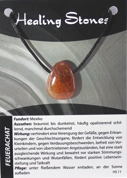 Produktbild: Feuerachat Healing Stones Maxicard