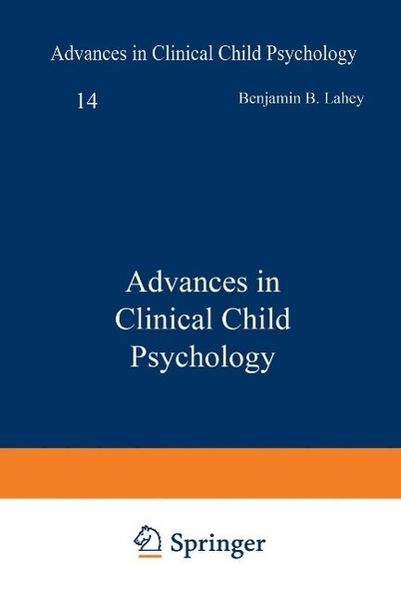 Produktbild: Advances in Clinical Child Psychology