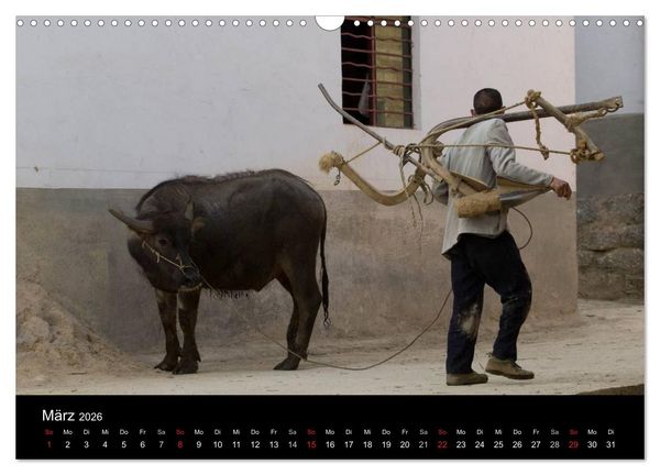 Produktbild: Yunnan - Reiseimpressionen (Wandkalender 2026 DIN A3 quer), CALVENDO Monatskalender