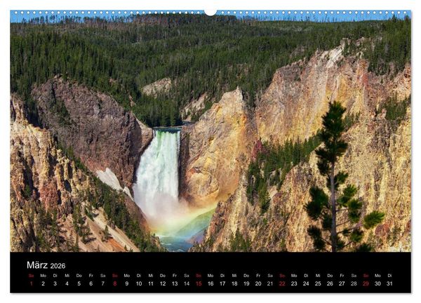 Produktbild: USA Landschaftskalender (Wandkalender 2026 DIN A2 quer), CALVENDO Monatskalender