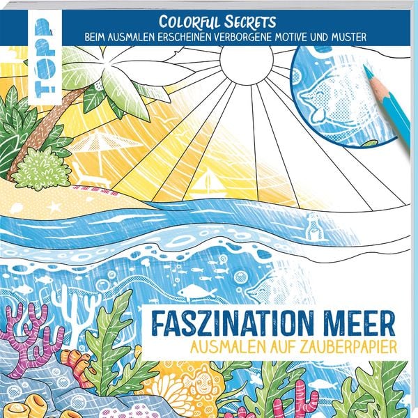 Produktbild: Colorful Secrets - Faszination Meer (Ausmalen auf Zauberpapier)
