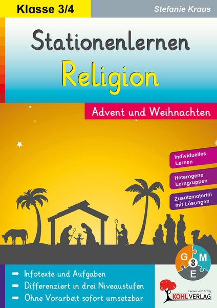 Produktbild: Stationenlernen Religion / Grundschule
