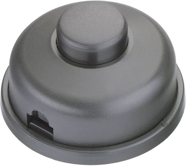 Produktbild: InterB&auml;r 8009-012.01 Tret-Serienschalter Schwarz 1 x Aus/Ein 2A 1St.