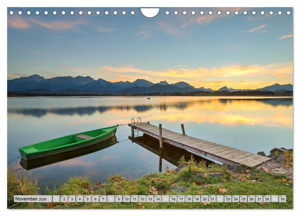 Produktbild: Wundersch&ouml;nes Bayern (Wandkalender 2026 DIN A4 quer), CALVENDO Monatskalender