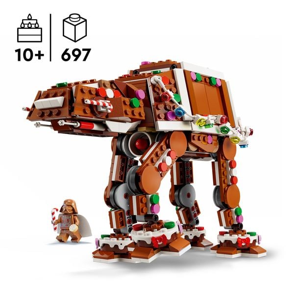 Produktbild: LEGO Star Wars Lebkuchen AT-AT Weihnachtlicher Modellbausatz 40806