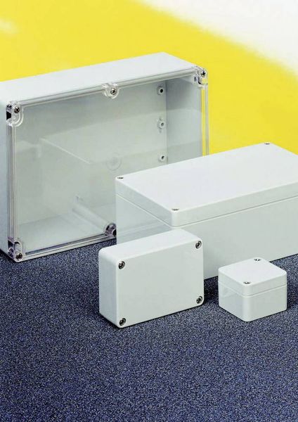 Produktbild: Bopla EUROMAS M 221 G 02221100 Industrie-Geh&auml;use 200 x 120 x 75 Polycarbonat Lichtgrau (RAL 7035) 1 St.