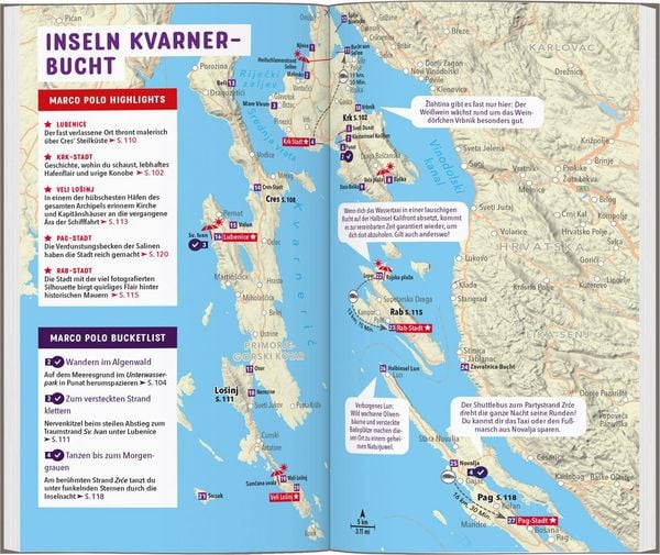 Produktbild: MARCO POLO Reisef&uuml;hrer Kroatische K&uuml;ste Istrien, Kvarner