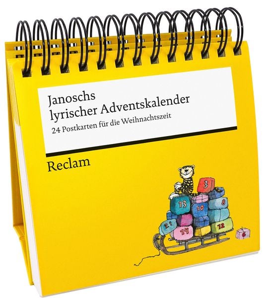 Produktbild: Janoschs lyrischer Adventskalender &brvbar; Dekorativer Postkarten-Adventskalender zum Aufstellen von Janosch