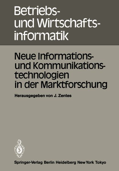 Produktbild: Neue Informations- und Kommunikationstechnologien in der Marktforschung