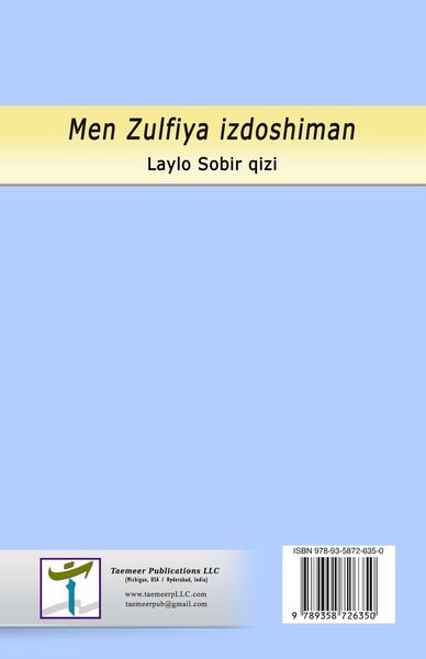 Produktbild: Men Zulfiya izdoshiman