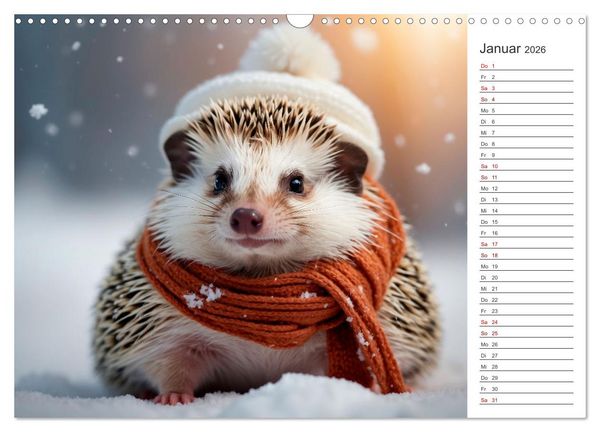 Produktbild: Stachelstars (Wandkalender 2026 DIN A3 quer), CALVENDO Monatskalender