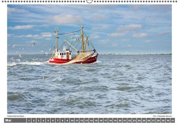 Produktbild: Nordsee - Impressionen einer Landschaft am Meer (Wandkalender immerw&auml;hrend DIN A2 quer)