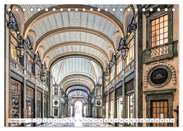 Produktbild: Turin - Zwischen Kaffeeh&auml;usern und K&ouml;nigsschl&ouml;ssern (Tischkalender 2026 DIN A5 quer), CALVENDO Monatskalender
