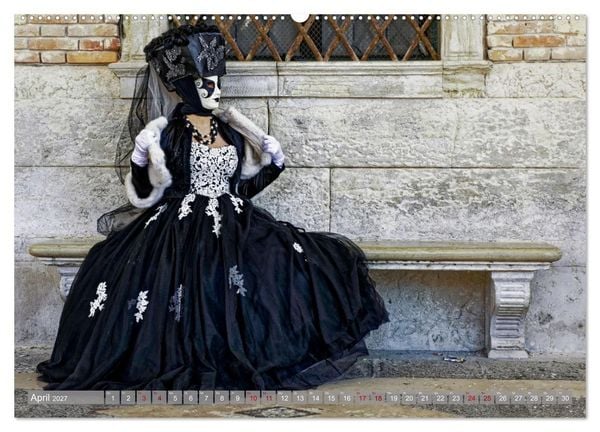 Produktbild: neunziggrad I photoart: der karneval von venedig (Wandkalender 2027 DIN A2 quer), CALVENDO Monatskalender
