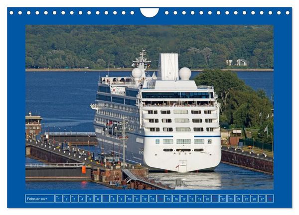 Produktbild: Unterwegs auf dem Nord-Ostsee-Kanal (Wandkalender 2027 DIN A4 quer), CALVENDO Monatskalender