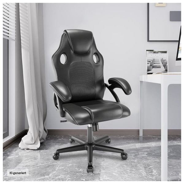 Produktbild: HTI-Living B&uuml;rostuhl Eco Daytona Schwarz B&uuml;rostuhl Eco Daytona Schwarz