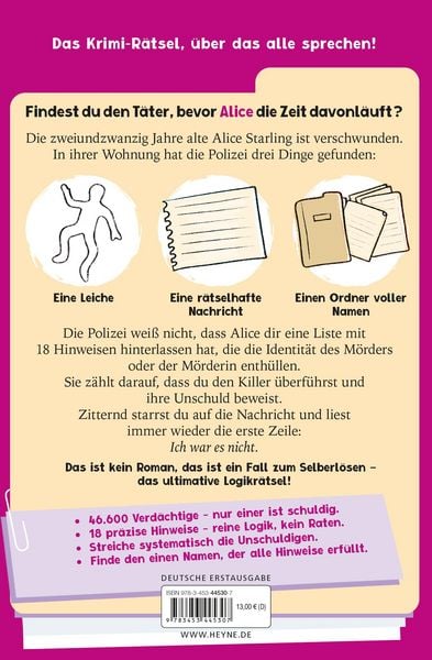 Produktbild: The Killer isn't Alice