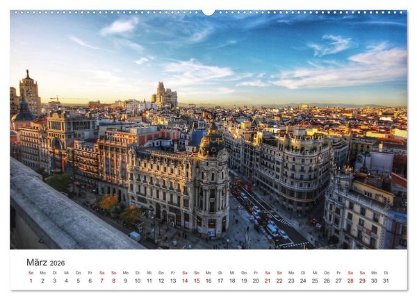 Produktbild: Spanien - Ein wundervolles Land mit viel Sonnenschein. (Wandkalender 2026 DIN A2 quer), CALVENDO Monatskalender