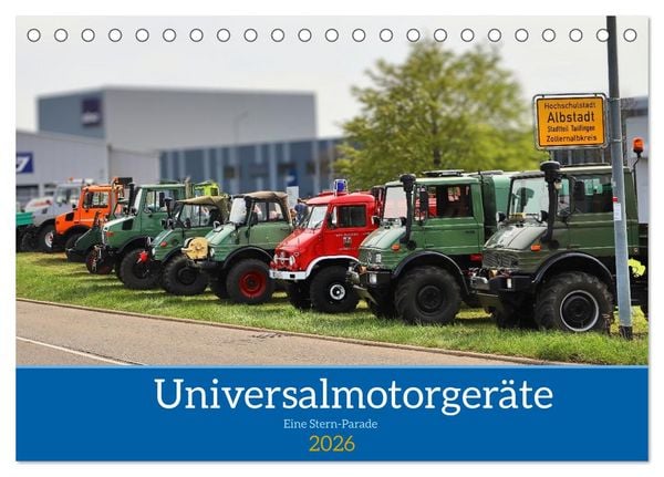 Produktbild: Universalmotorger&auml;te Eine Stern-Parade (Tischkalender 2026 DIN A5 quer), CALVENDO Monatskalender