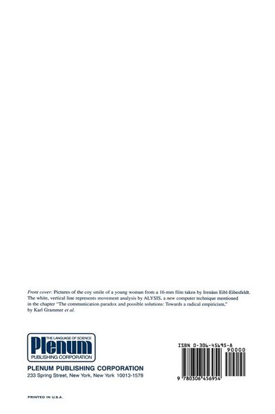 Produktbild: New Aspects of Human Ethology