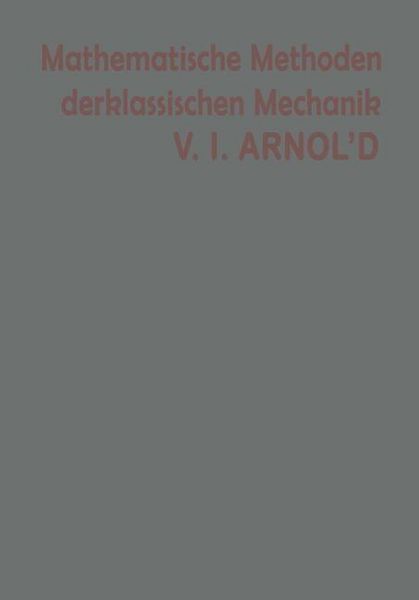 Produktbild: Mathematische Methoden der klassischen Mechanik