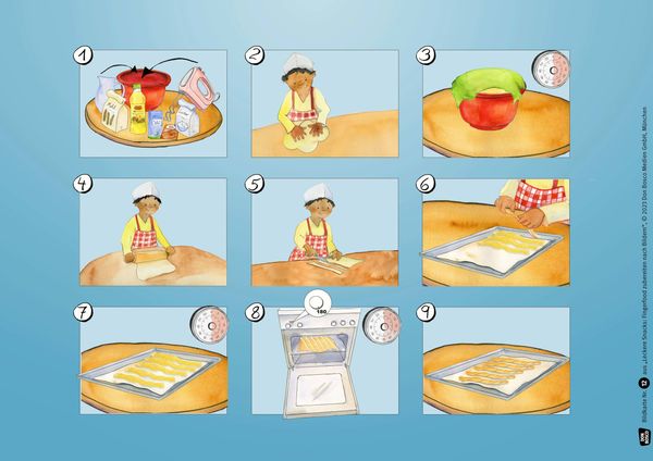 Produktbild: Leckere Snacks: Fingerfood zubereiten nach Bildern. Kamishibai Bildkartenset
