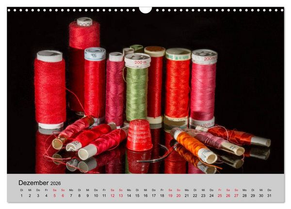 Produktbild: Faden, Nadel, Handarbeit. (Wandkalender 2026 DIN A3 quer), CALVENDO Monatskalender