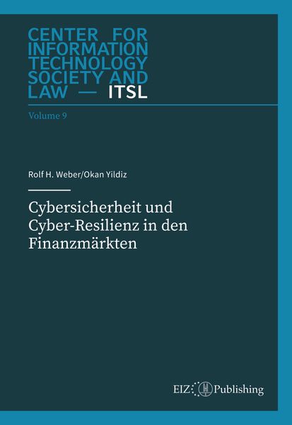 Produktbild: Cybersicherheit und Cyber-Resilienz in den Finanzm&auml;rkten