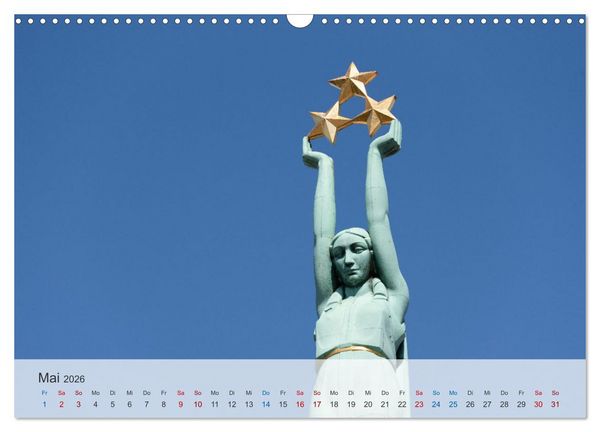 Produktbild: Riga - Paris des Ostens (Wandkalender 2026 DIN A3 quer), CALVENDO Monatskalender