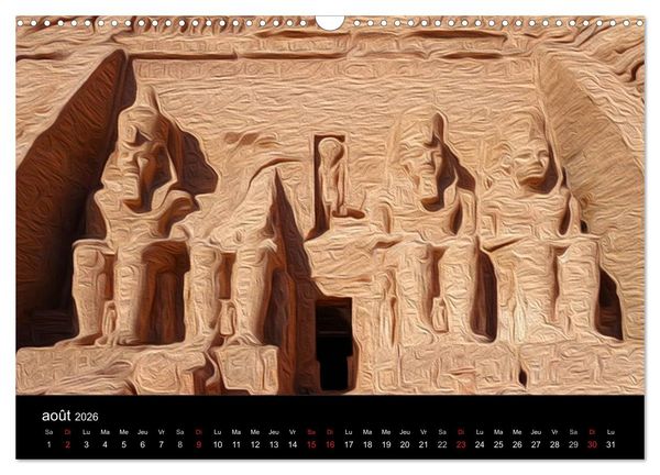 Produktbild: L'&Eacute;GYPTE EN COULEURS (Calendrier mural 2026 DIN A3 vertical), CALVENDO calendrier mensuel