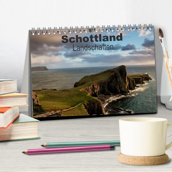Produktbild: Schottland Landschaften (Tischkalender 2026 DIN A5 quer), CALVENDO Monatskalender