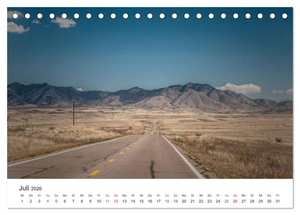 Produktbild: USA Roads (Tischkalender 2026 DIN A5 quer), CALVENDO Monatskalender