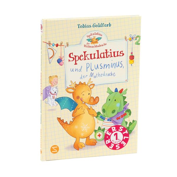 Produktbild: Spekulatius, der Weihnachtsdrache. Spekulatius und Plusminus, der Mathedrache