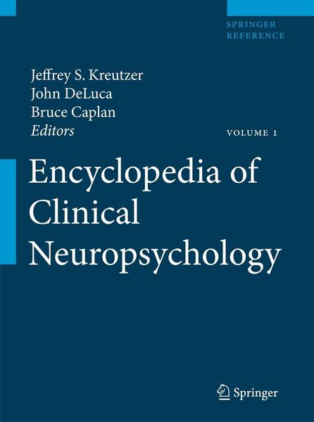 Produktbild: Encyclopedia of Clinical Neuropsychology