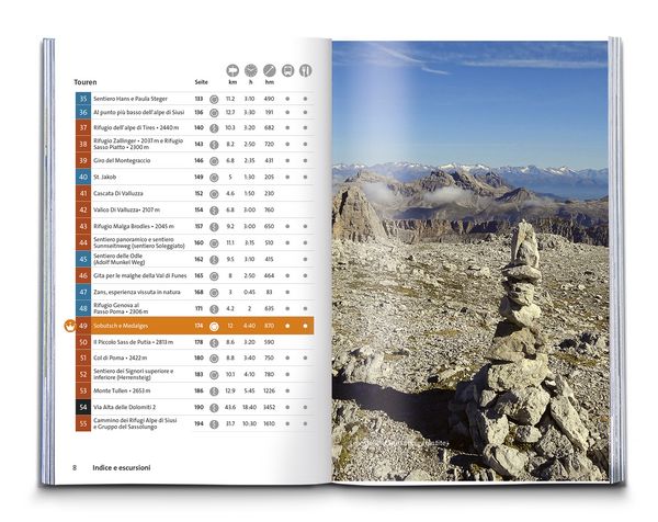 Produktbild: KOMPASS guida escursionistica Val Gardena, Val di Funes, Alpe di Siusi, 55 itinerari