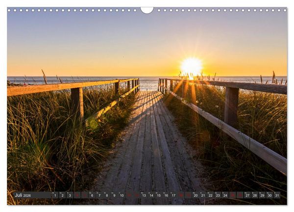 Produktbild: Sylt im Abendlicht (Wandkalender 2026 DIN A3 quer), CALVENDO Monatskalender