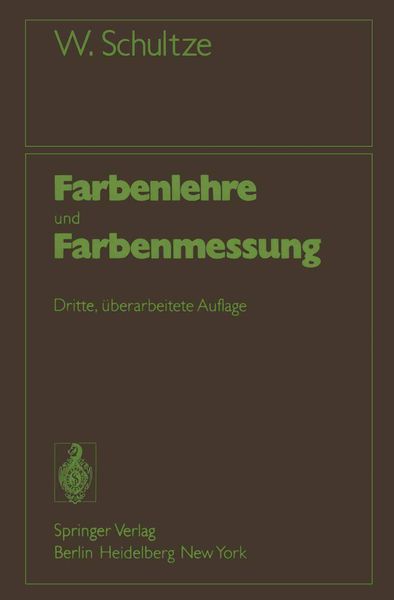 Produktbild: Farbenlehre und Farbenmessung