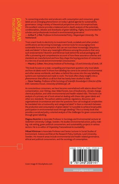 Produktbild: Eco-Standards, Product Labelling and Green Consumerism