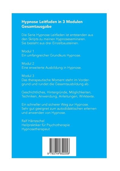 Produktbild: Hypnose Leitfaden in 3 Modulen