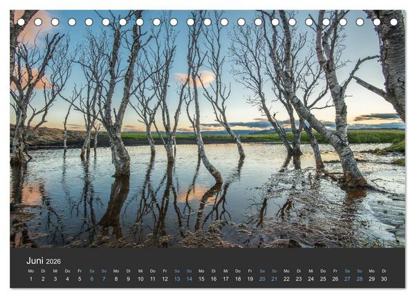 Produktbild: Island (Tischkalender 2026 DIN A5 quer), CALVENDO Monatskalender