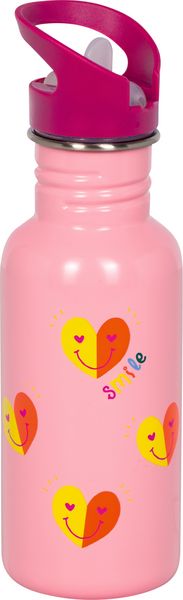 Produktbild: Edelstahlflasche Herz (ca 0.5l) / Kleine Freunde