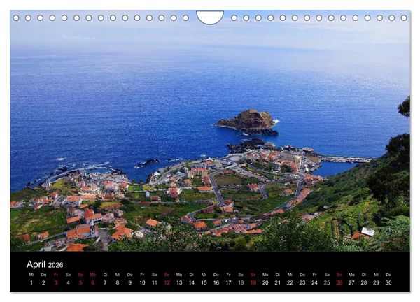Produktbild: Madeira die Perle des Atlantiks (Wandkalender 2026 DIN A4 quer), CALVENDO Monatskalender