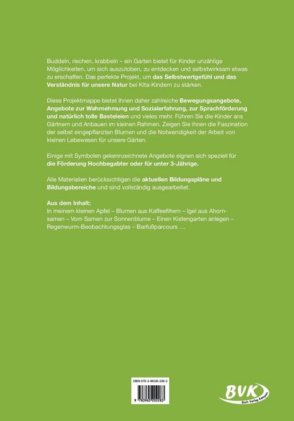 Produktbild: Kita aktiv Projektmappe Unser Garten
