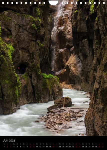 Produktbild: Impressionen aus der Partnachklamm (Wandkalender 2022 DIN A4 hoch)