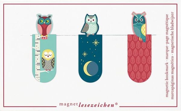 Produktbild: Magnetlesezeichen Nachteulen