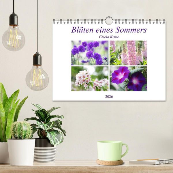 Produktbild: Bl&uuml;ten eines Sommers (Wandkalender 2026 DIN A4 quer), CALVENDO Monatskalender