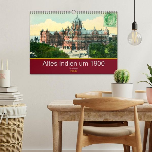 Produktbild: Altes Indien um 1900 (Wandkalender 2026 DIN A3 quer), CALVENDO Monatskalender