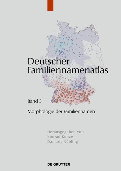 Produktbild: Morphologie der Familiennamen